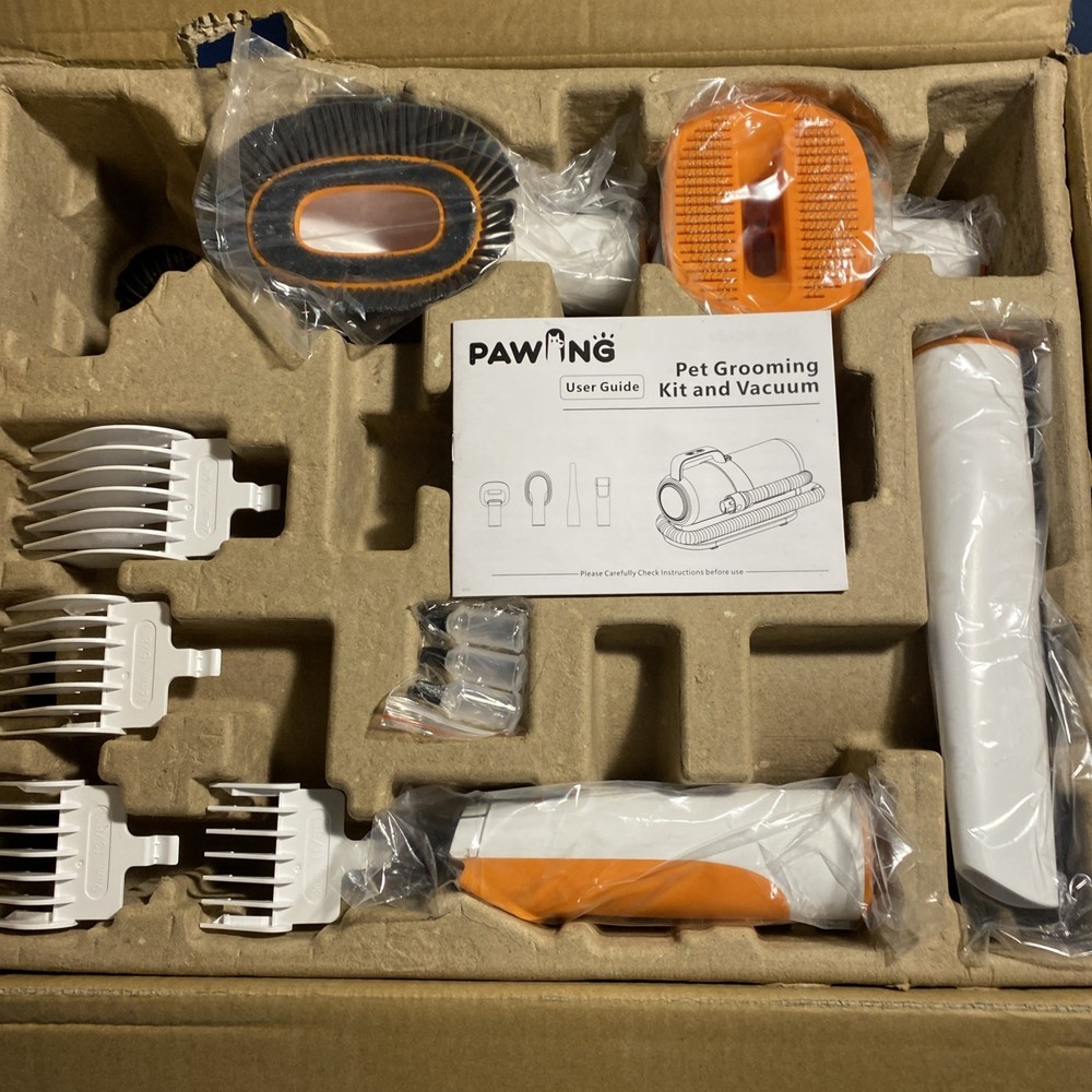 pet grooming vacuum kit and vacuum