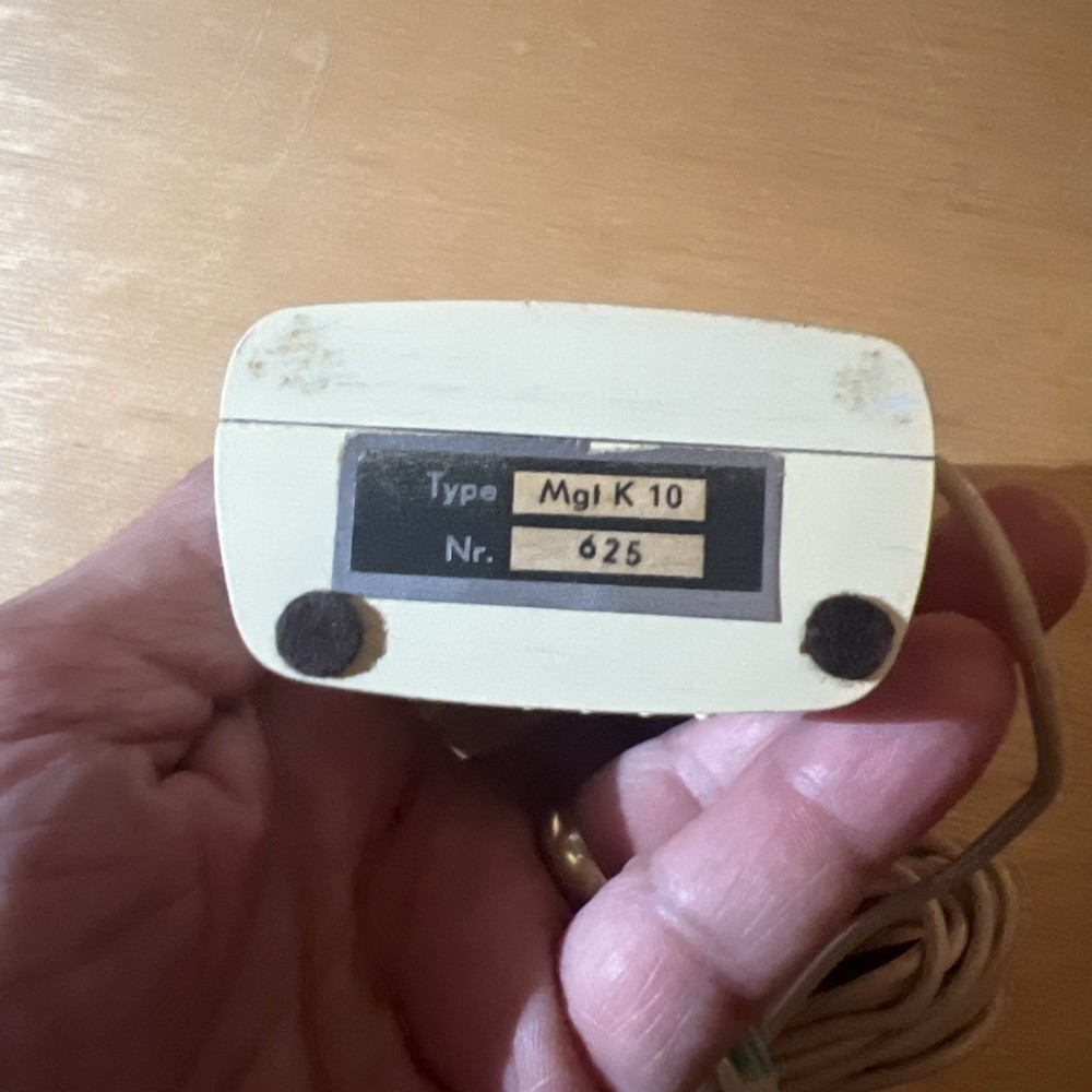 Vintage MGT K10 Microphone- Untested