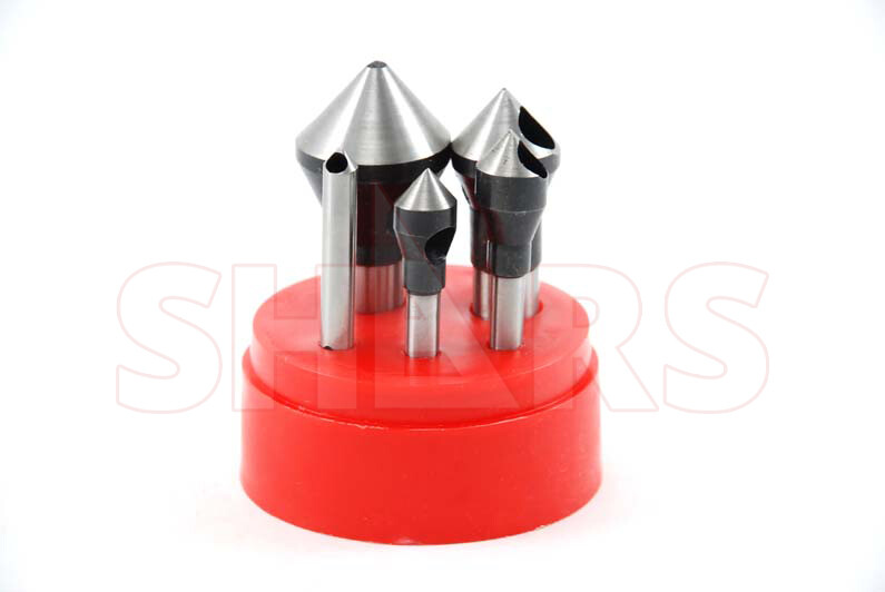 82 Degree HSS Zero Flute Countersinks & Deburring Tools P}