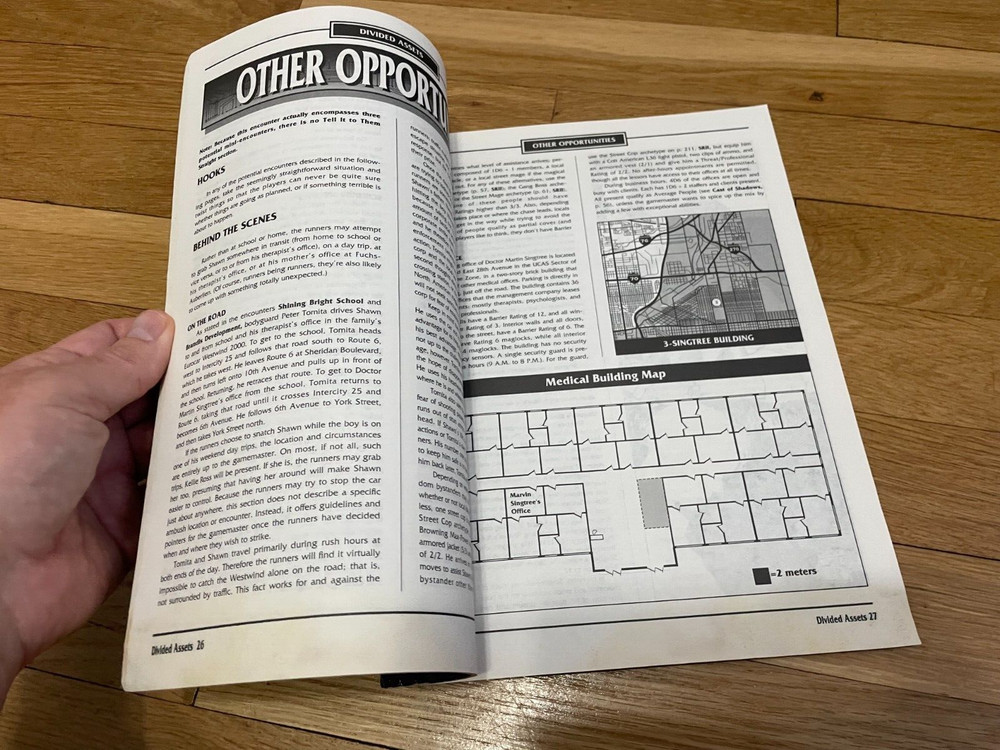 Shadowrun RPG Divided Assets FASA
