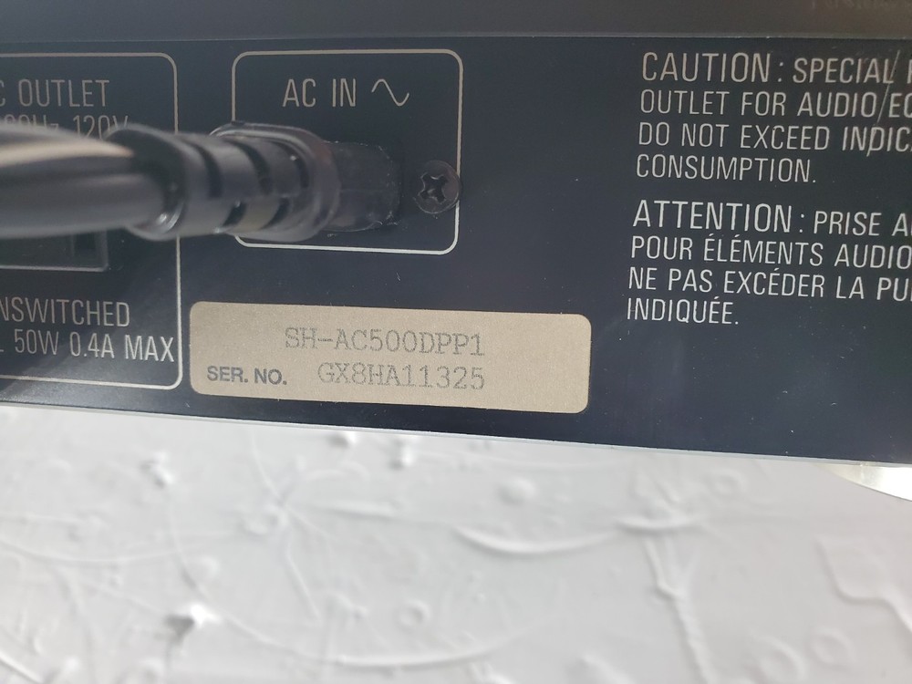 Technics SH-AC500D Digital Signal Processor Dolby--Tested With Remote