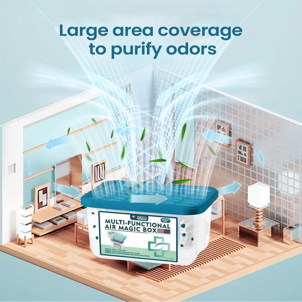 Indoor Air Purification Dust Removal Magic Box,Multi-functional Air Magic Box