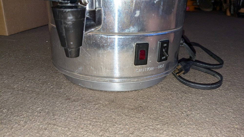 Vintage REGAL Automatic Coffee Percolator Urn 12-101 Cups Large Coffee Maker