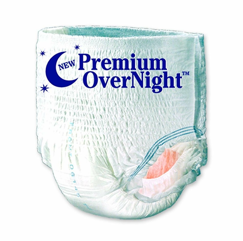 Tranquility Premium OverNight Pull On Underwear, Medium 34''-48'', Pack of 72