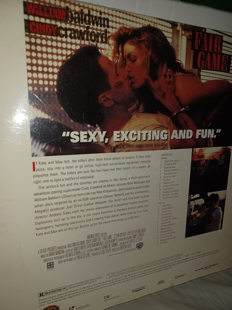 Fair Game Laserdisc Sealed