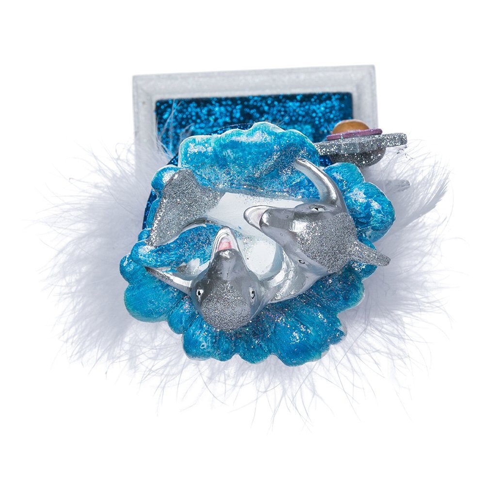 Kurt Adler Hollywood Dolphin Nutcracker, 12-Inch