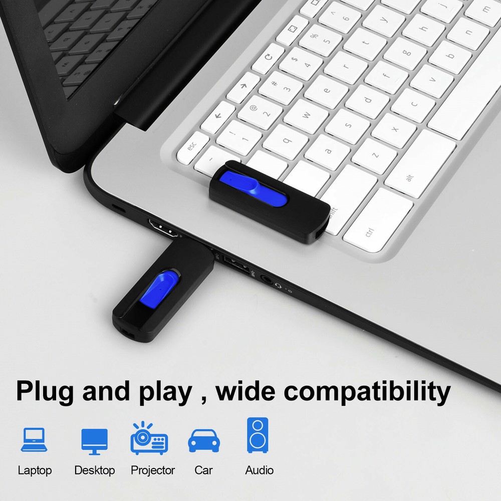 5Pcs 128GB USB Flash Drive Memory Stick Data Storage Thumb USB Pen Drives