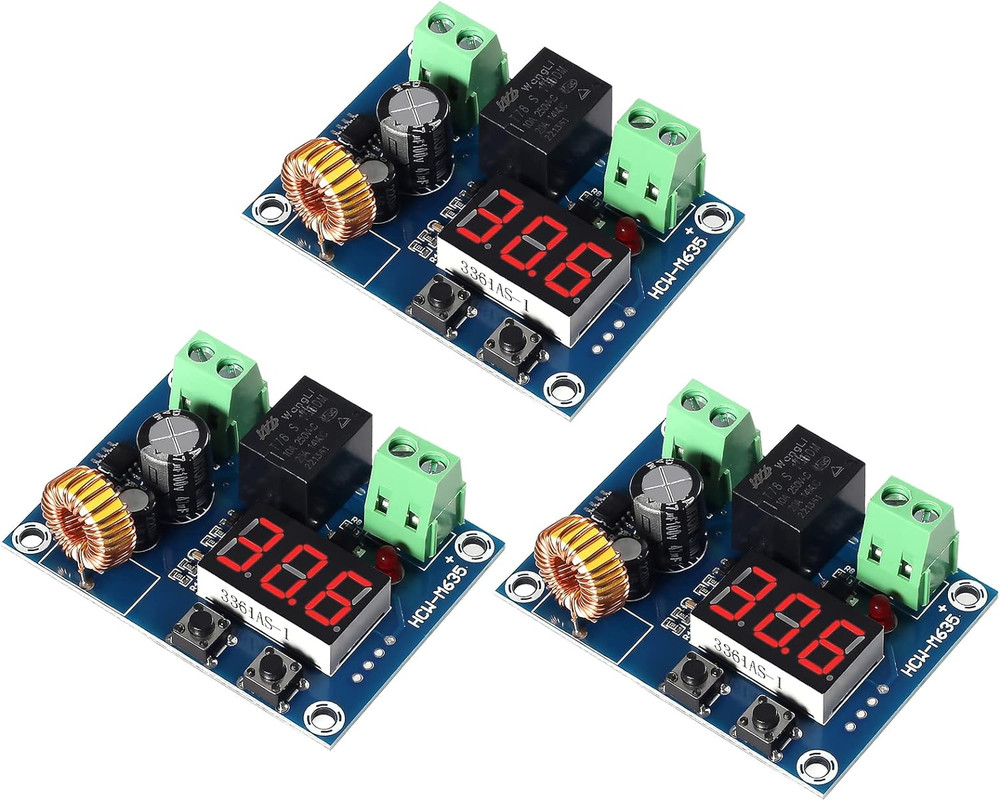 3Pcs XH-M609 DC Voltage Protection Module Low Voltage Disconnect Switch Cut off