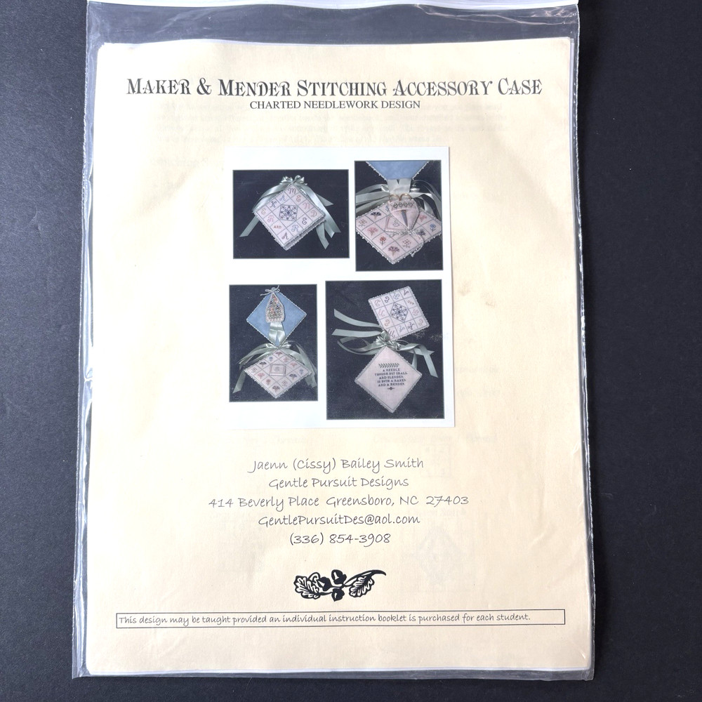 Maker & Mender Stitching Accessory Case Pattern Gentle Pursuit Designs