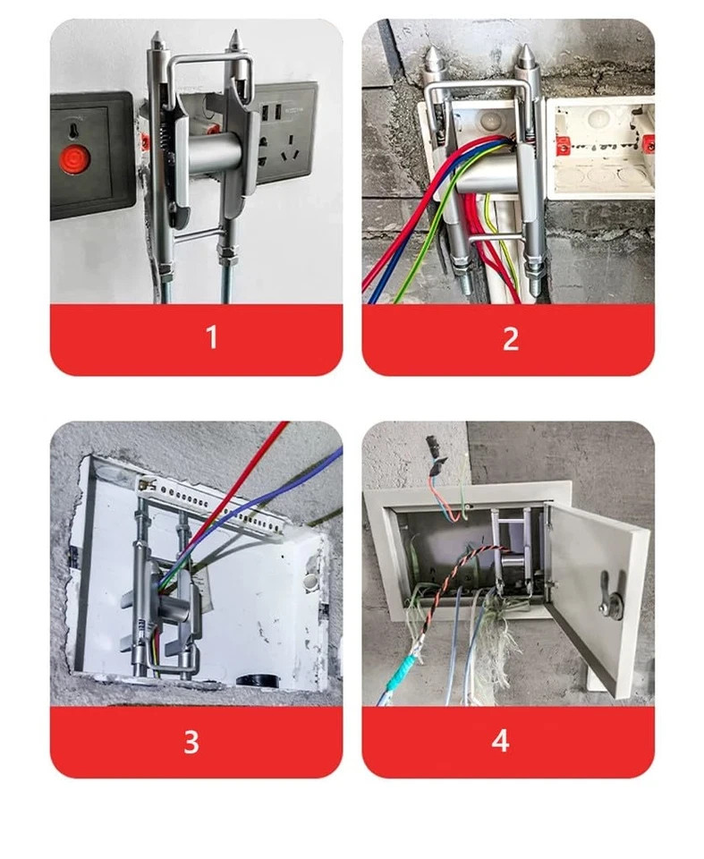Professional Electrical Tool: Pulling Pulley - Single-Person Wire Assistance. Su