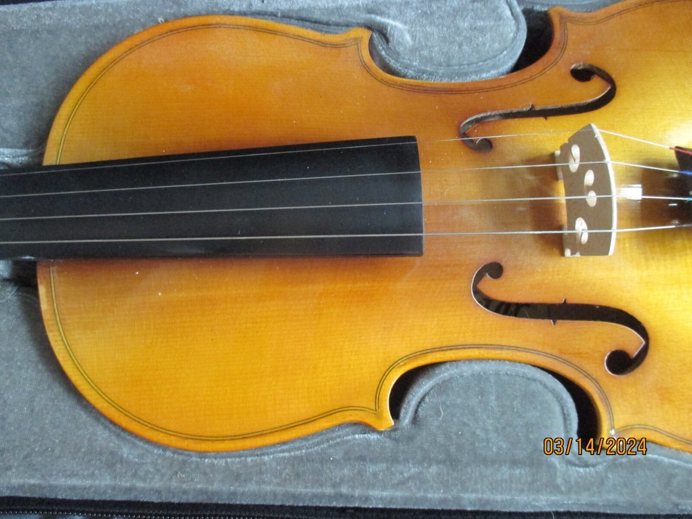 Violin with case and bow, 4/4, C. Eastar brand