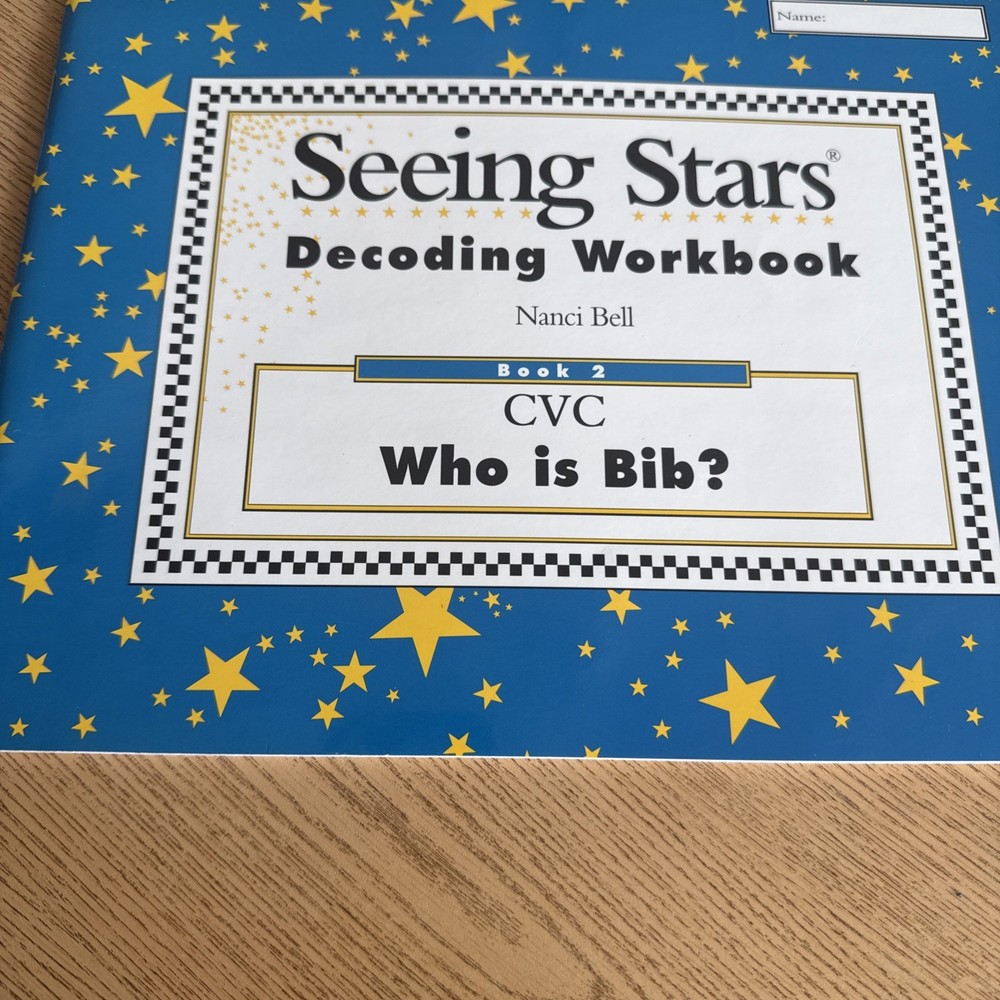 Seeing Stars Decoding Workbook Books 1, 2, & 3