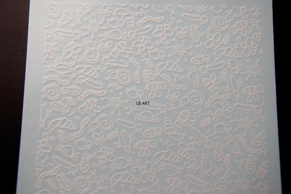 DECAL MAGIC HIGH LIGHTS 4" x 4" HIGH FIRE FORMULA DOODLE BUG WHITE