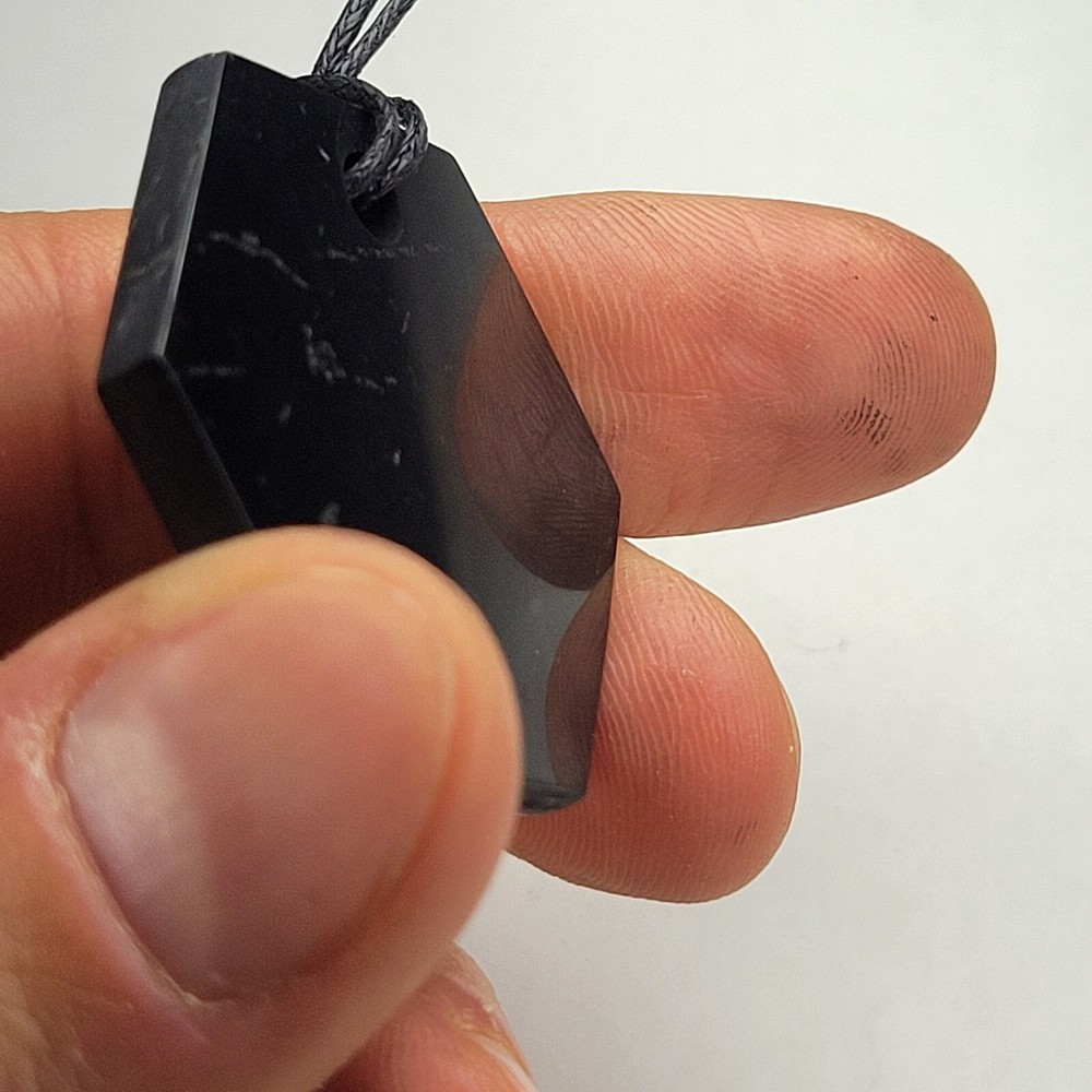 Shungite World Shungite Pendant Hexagon