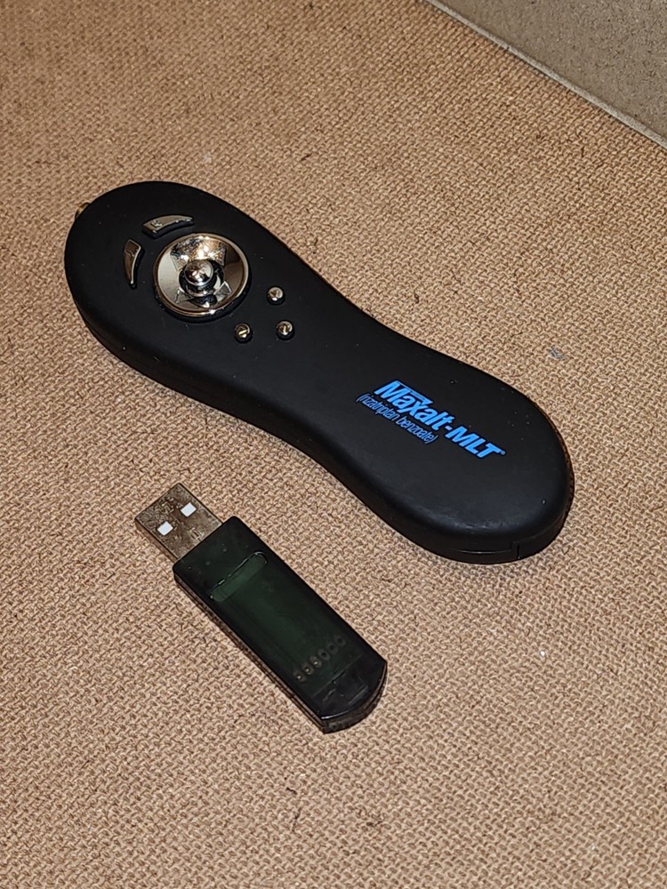 Handheld Portable Wireless Presentation Remote + Mouse with USB Receiver