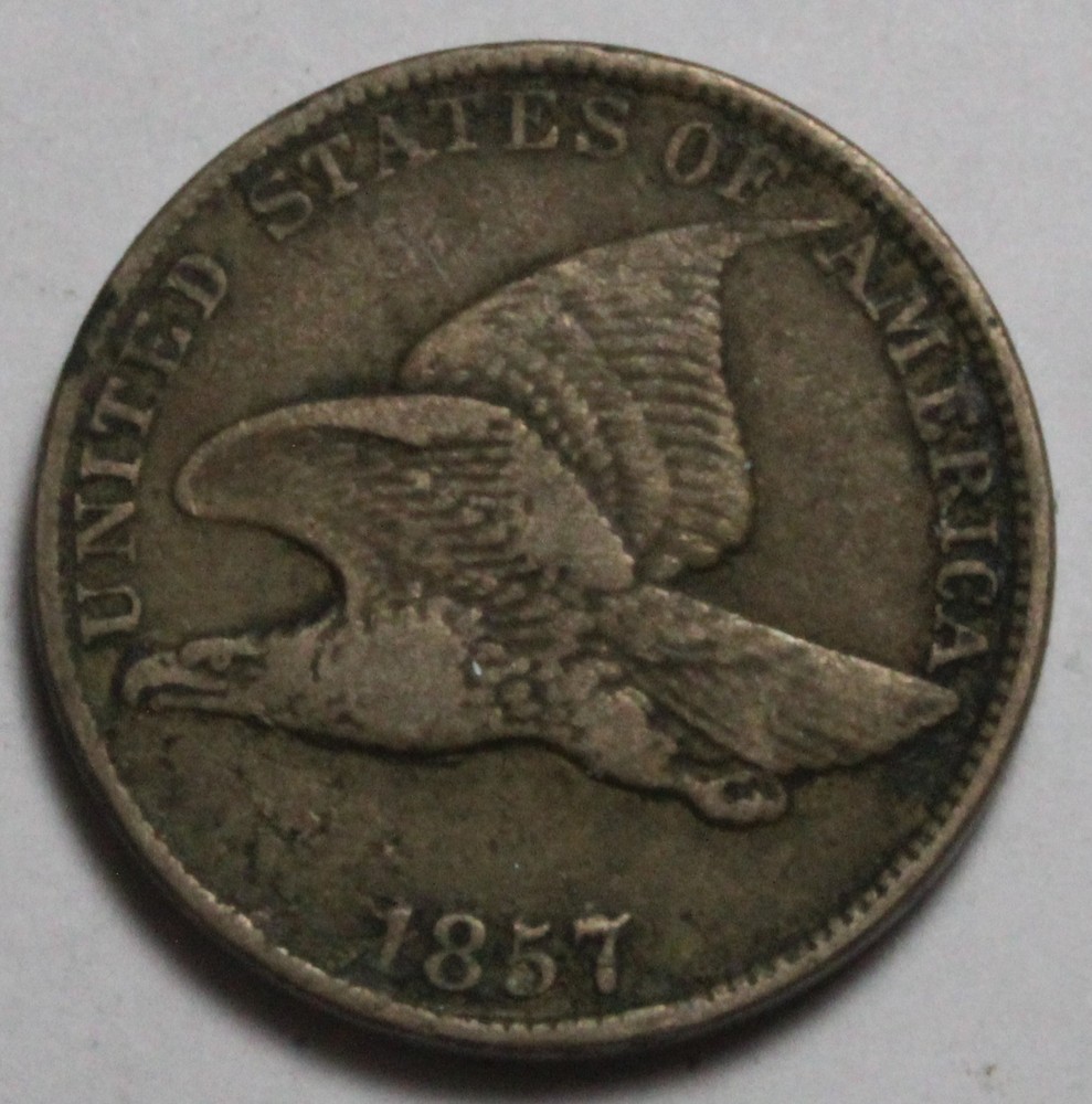 1857 Flying Eagle Cent FG232