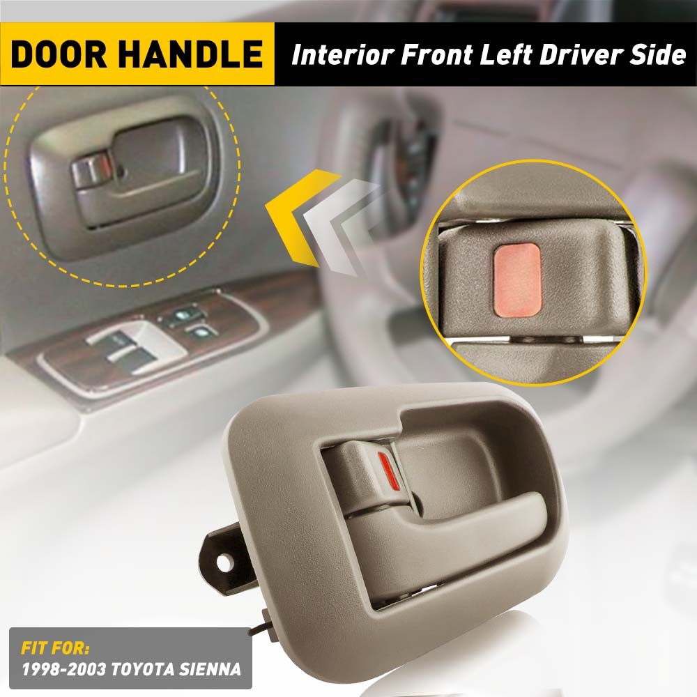 For Toyota 1998-2003 Sienna Inside Handle Door Front Left Driver Side Durable US