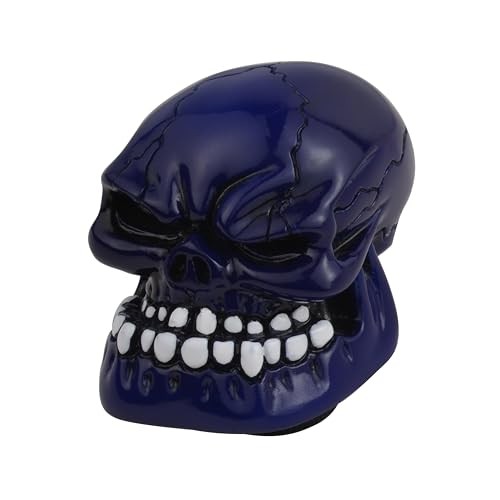 Blue Skull Manual Automatic Gear Shift Knobs Blue2