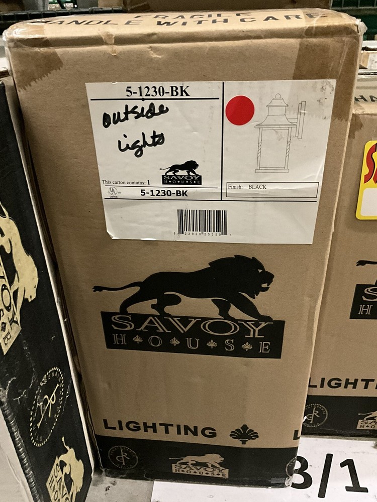 Black Dorado Exterior Wall Lantern