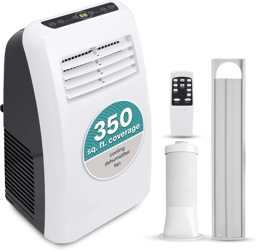 3-in-1 Portable Air Conditioner with Built-in Dehumidifier Function,Fan Mode,...