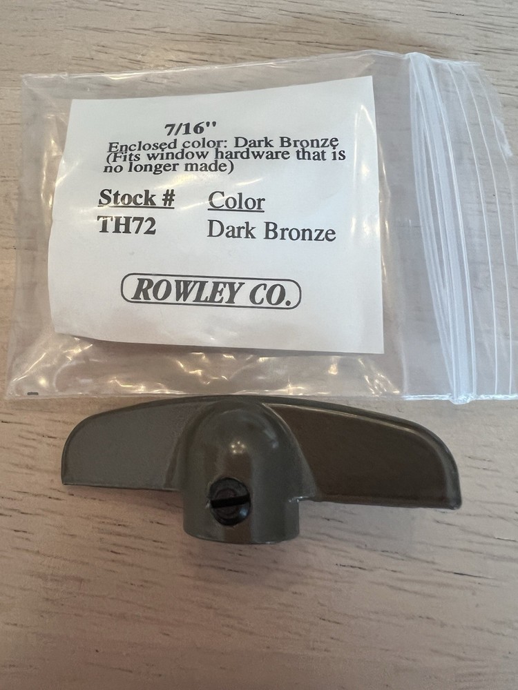 Crank Handle for Windows #TH72 Dark Bronze Part Accessory