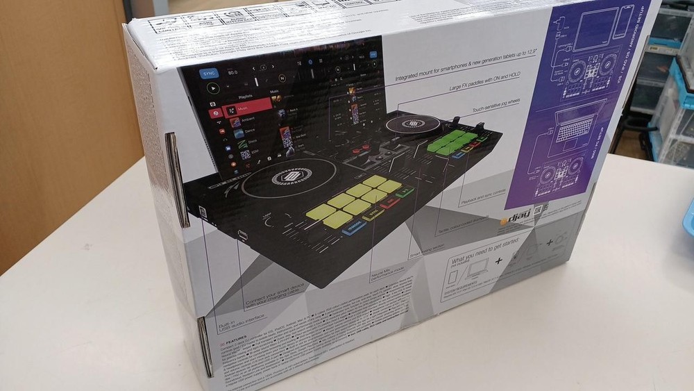 RELOOP BUDDY 2-Channel DJ Controller iOS Android PC Neural Mix Pads Jog Wheels