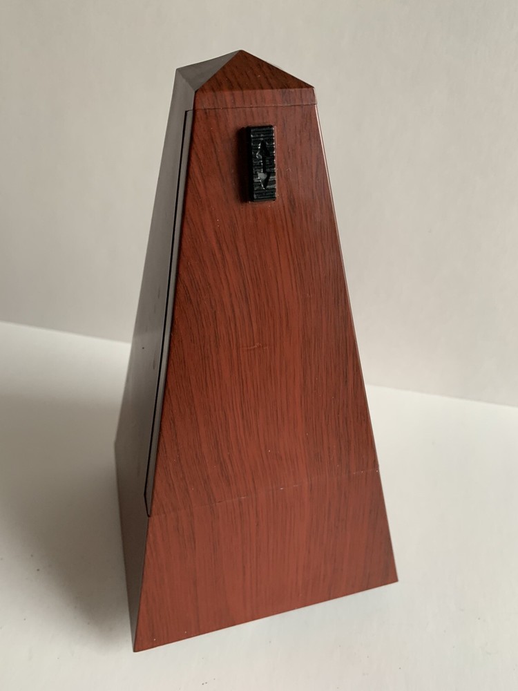 Metronome Wood Grain Plastic Case Wind-Up Unbranded