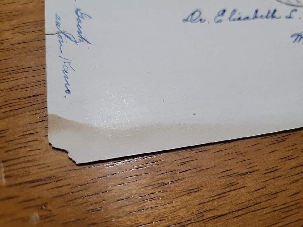 1 & 1/2 Cent Stamp Harding On A German Post Card / Torn Corner