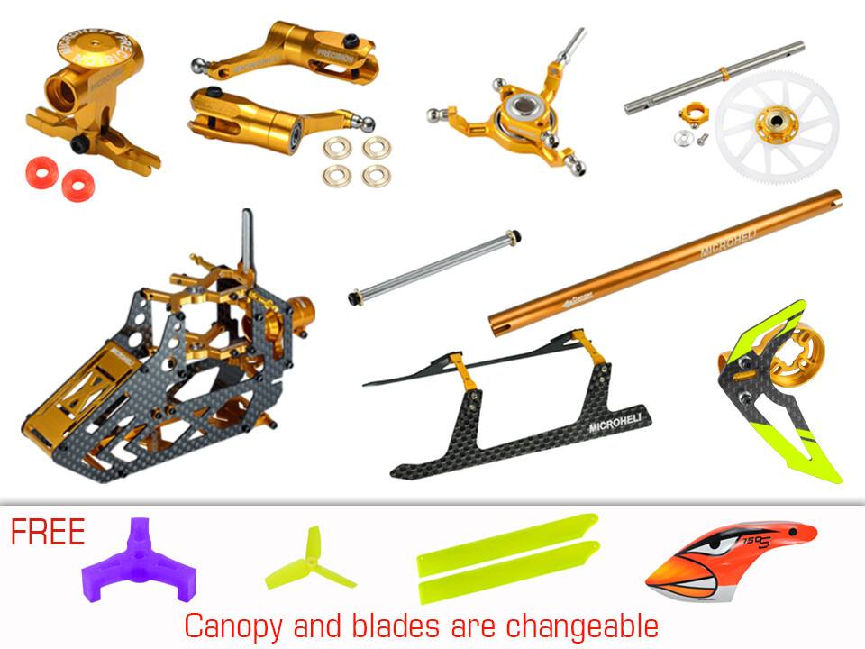 Microheli CNC Performance Package (GOLD) - BLADE 150 S / Smart
