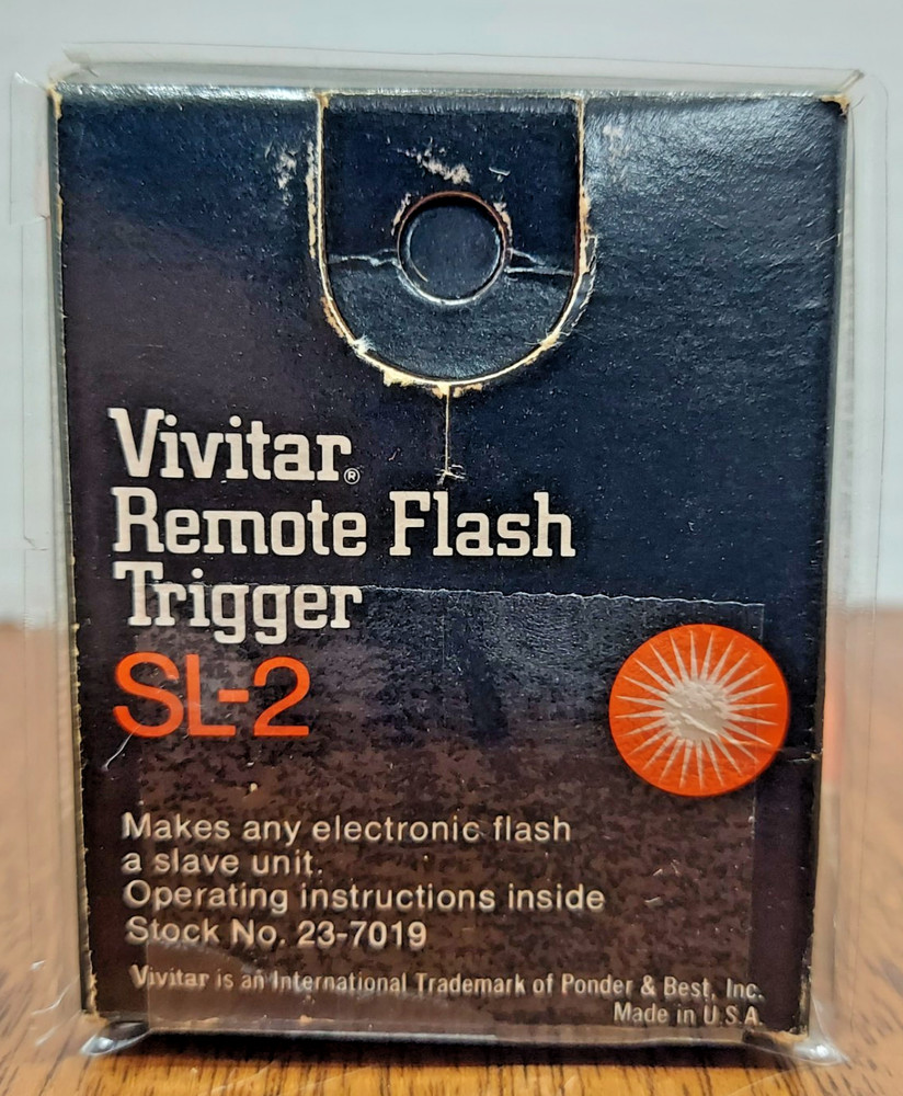 Vivitar Remote Flash Trigger SL-2 Wireless Slave New Open Box