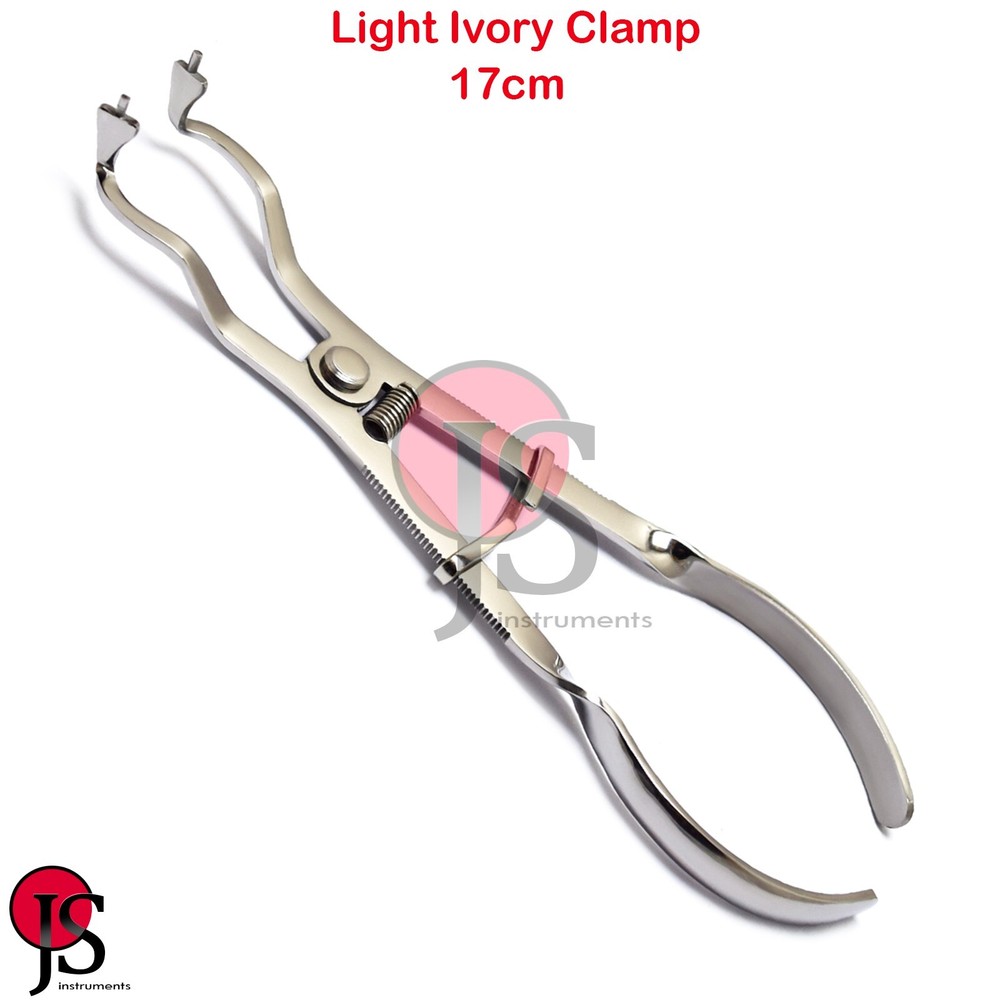 Rubber Dam Light Ivory Clamp Forceps Endodontic Restorative Instruments Endo