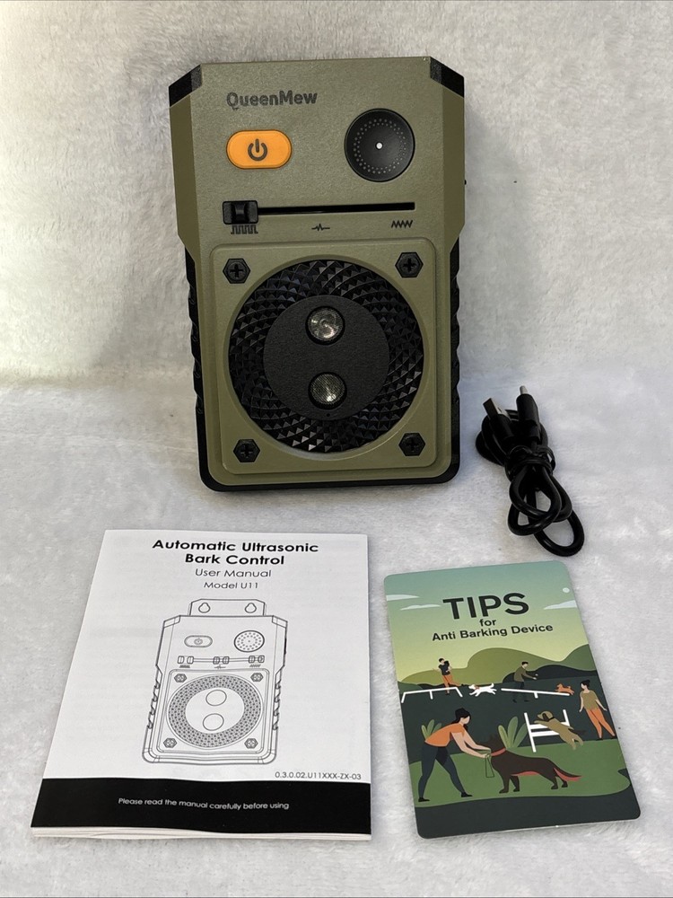 New QueenMew AutomaticUltrasonic Bark Control Device Model U11