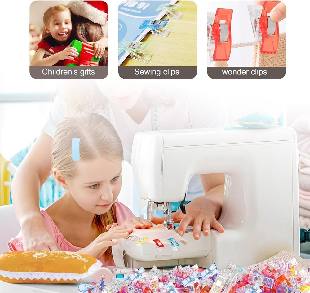 Premium Plastic Clips, Multipurpose Sewing Clips Premium Quilting Clips Assorted