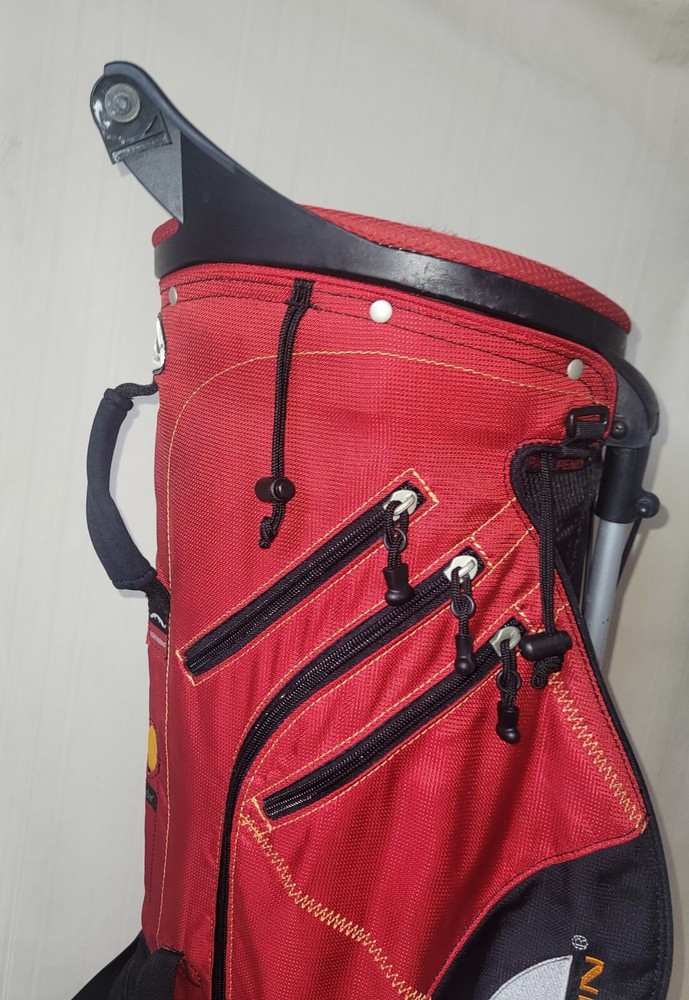 Sun Mountain Stand Carry Golf Bag 4-Way Divider, Red, & Black BROKEN STRAP