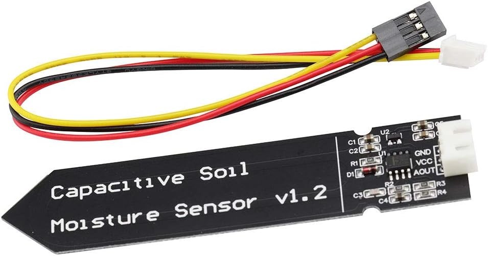 3PCS Capacitive Analog Soil Moisture Sensor 3.3-5.5V Corrosion Resistant