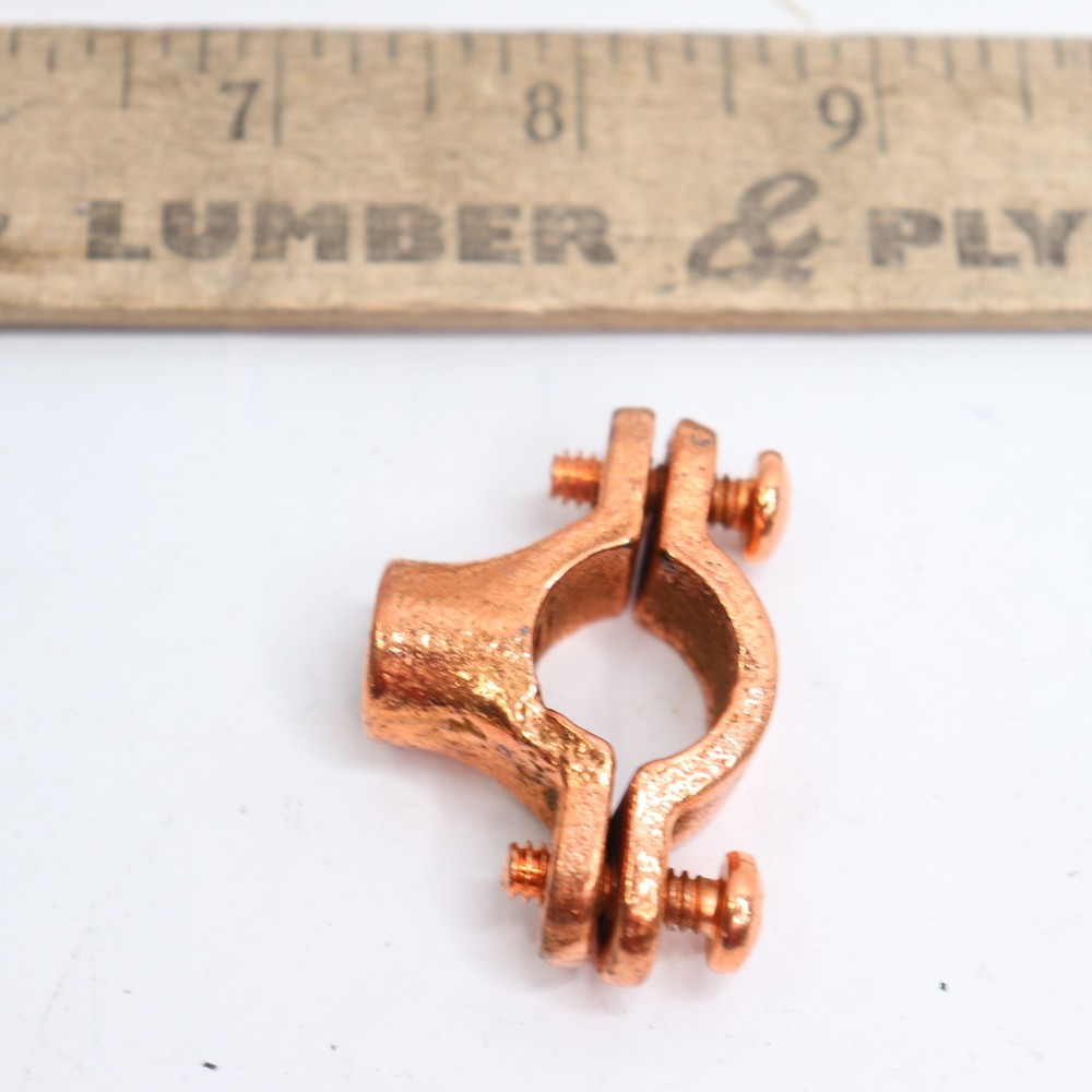 Split Ring Hanger Plated Malleable Iron Copper 5/8"
