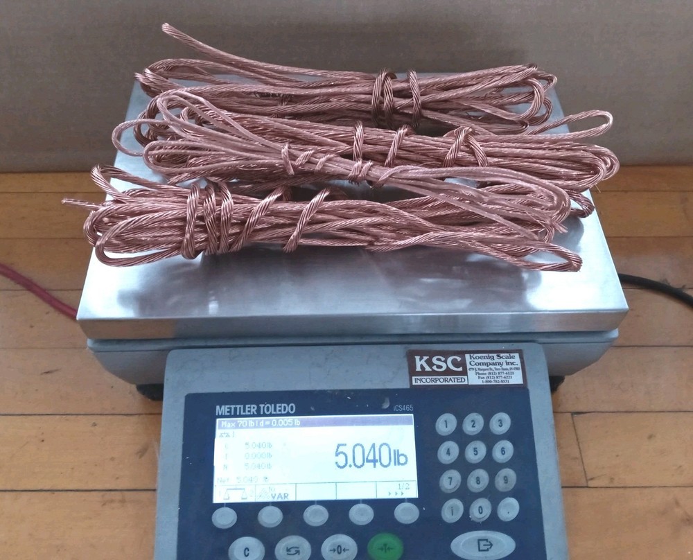 5 Lb  Copper Bare Bright  Highest Quality Industrial Wire Great For Many Project