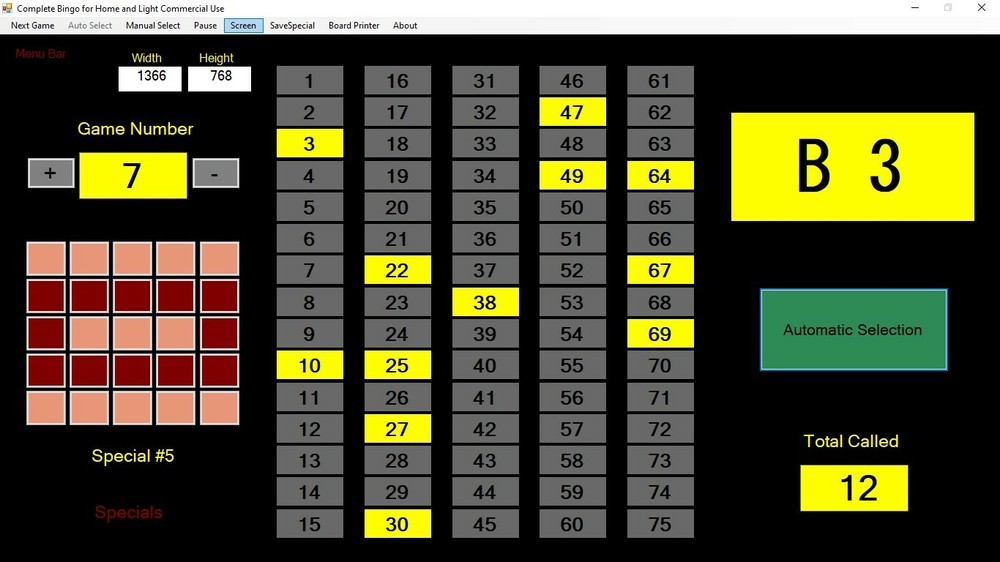Complete Bingo For Home And Light Commercial Use for Windows