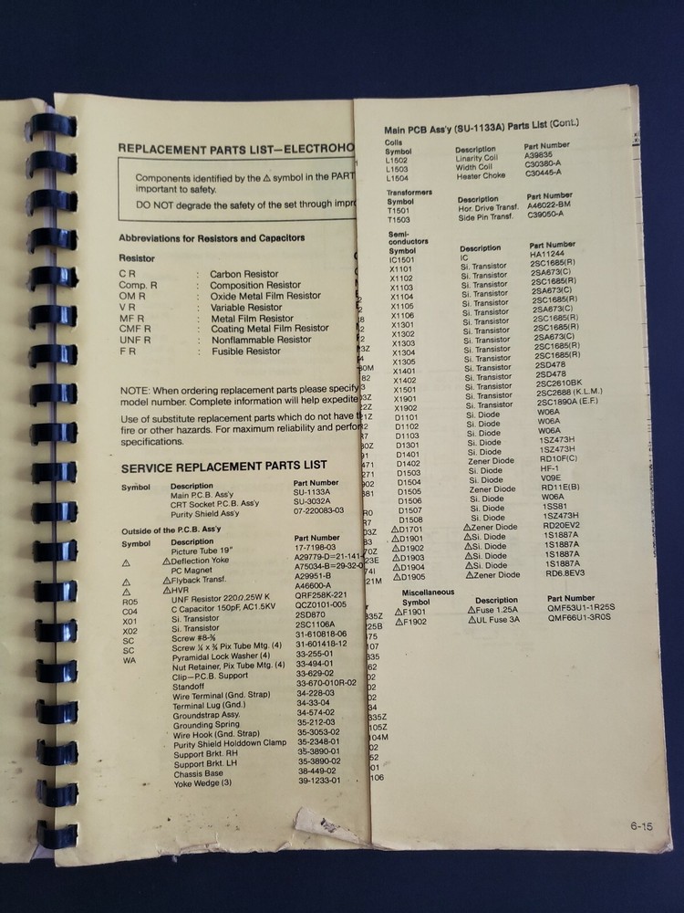 Original VINTAGE Bally/Midway's MCR II System Games Standardized Instructions