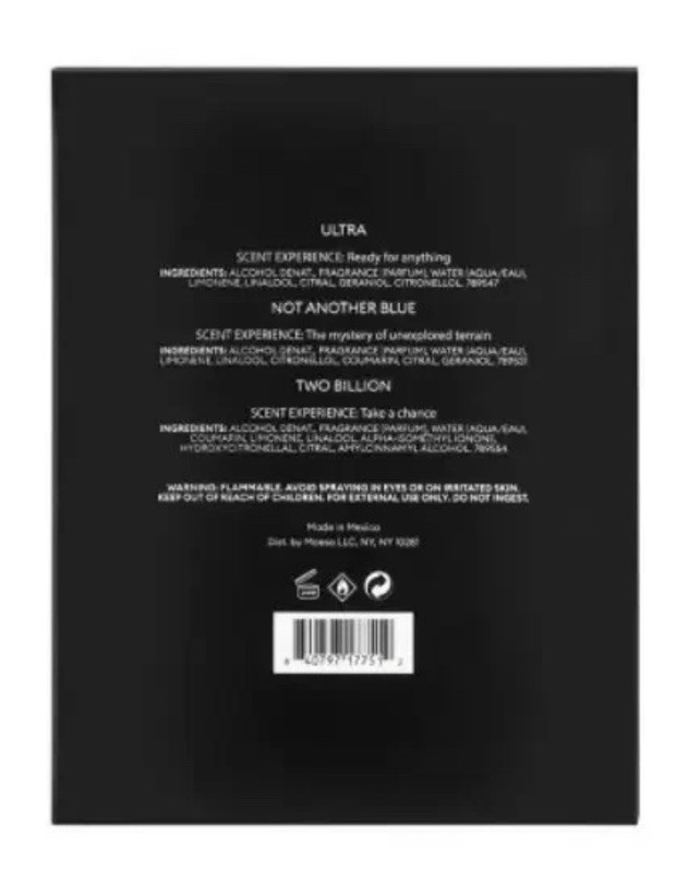 Fine'ry. Men's Eau De Cologne Gift Set