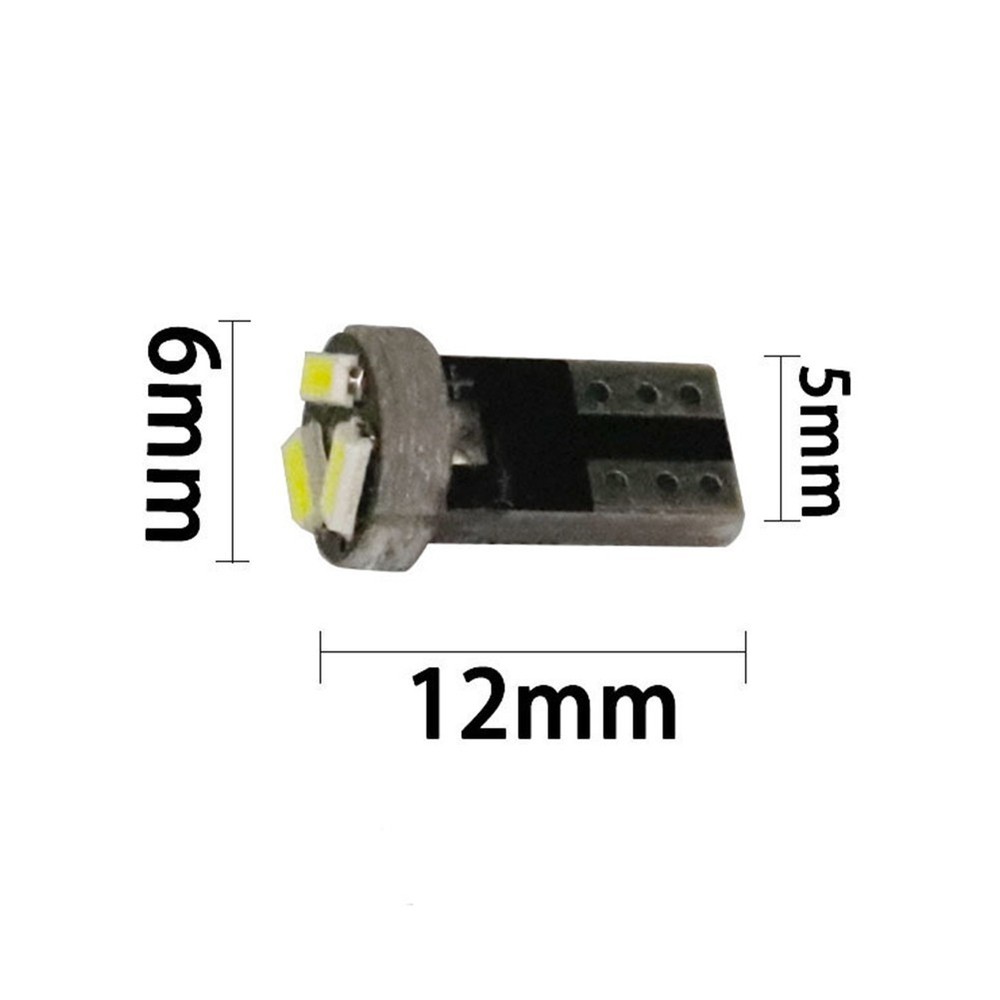 Long lasting T5 White LED Bulbs for Car Dashboard Easy Installation 10 Pack