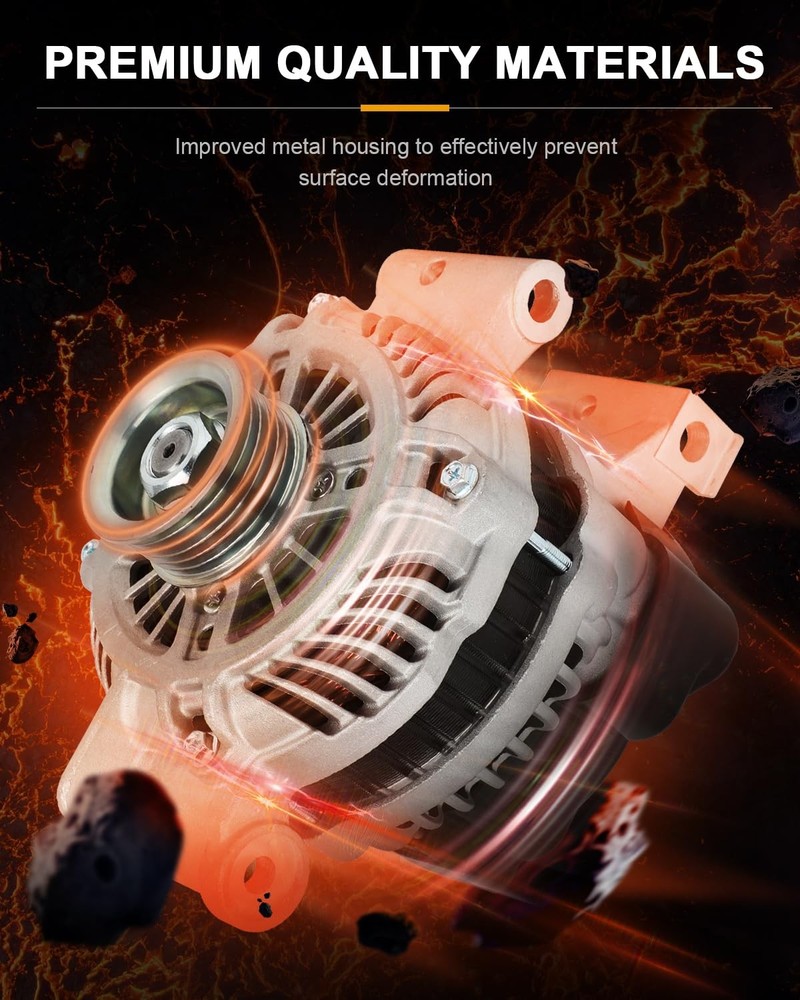 Alternator Compatible for for Mazda for 6 2.3L 2003-2005, Replace 11005