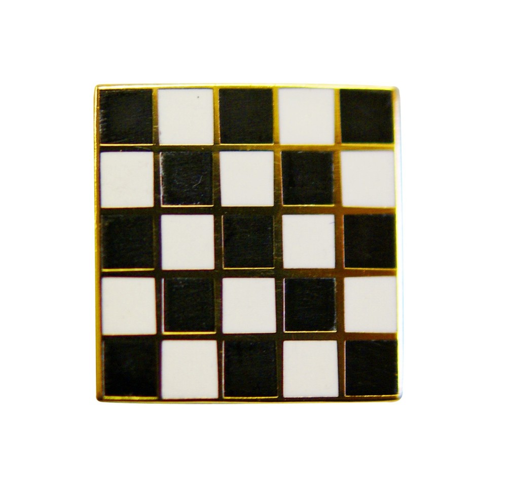 Freemasons Chequered Masonic Lapel Pin LP 50