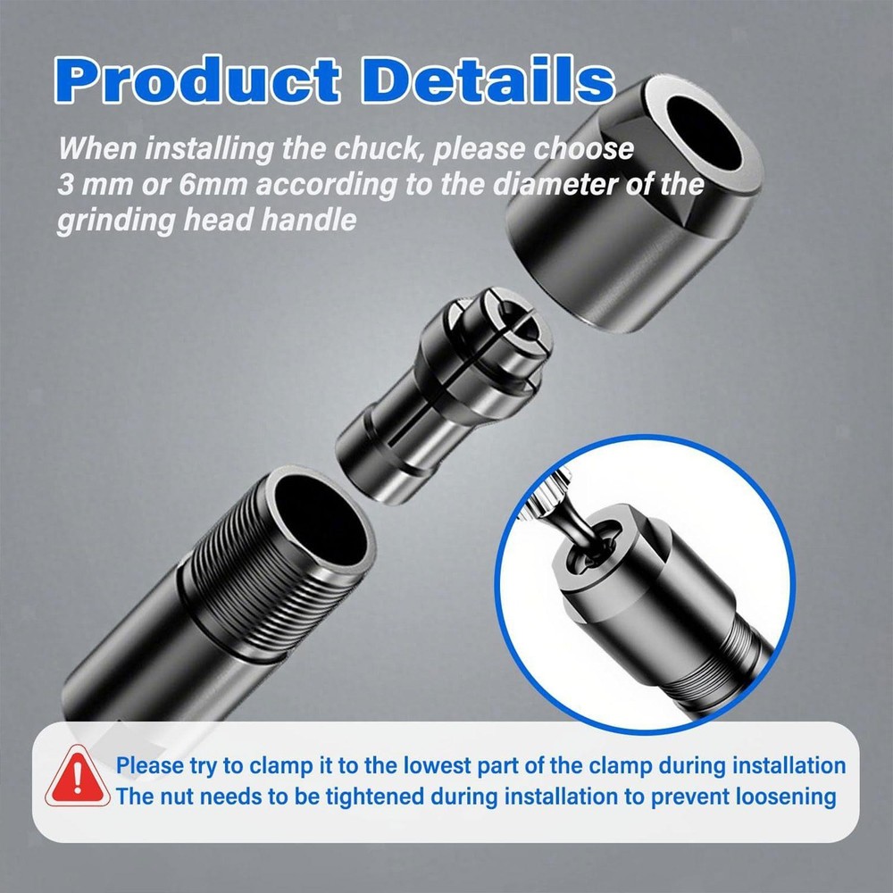 Conversion Angle Polisher Adapter Professional Alloy Steel Improved for 100 Type