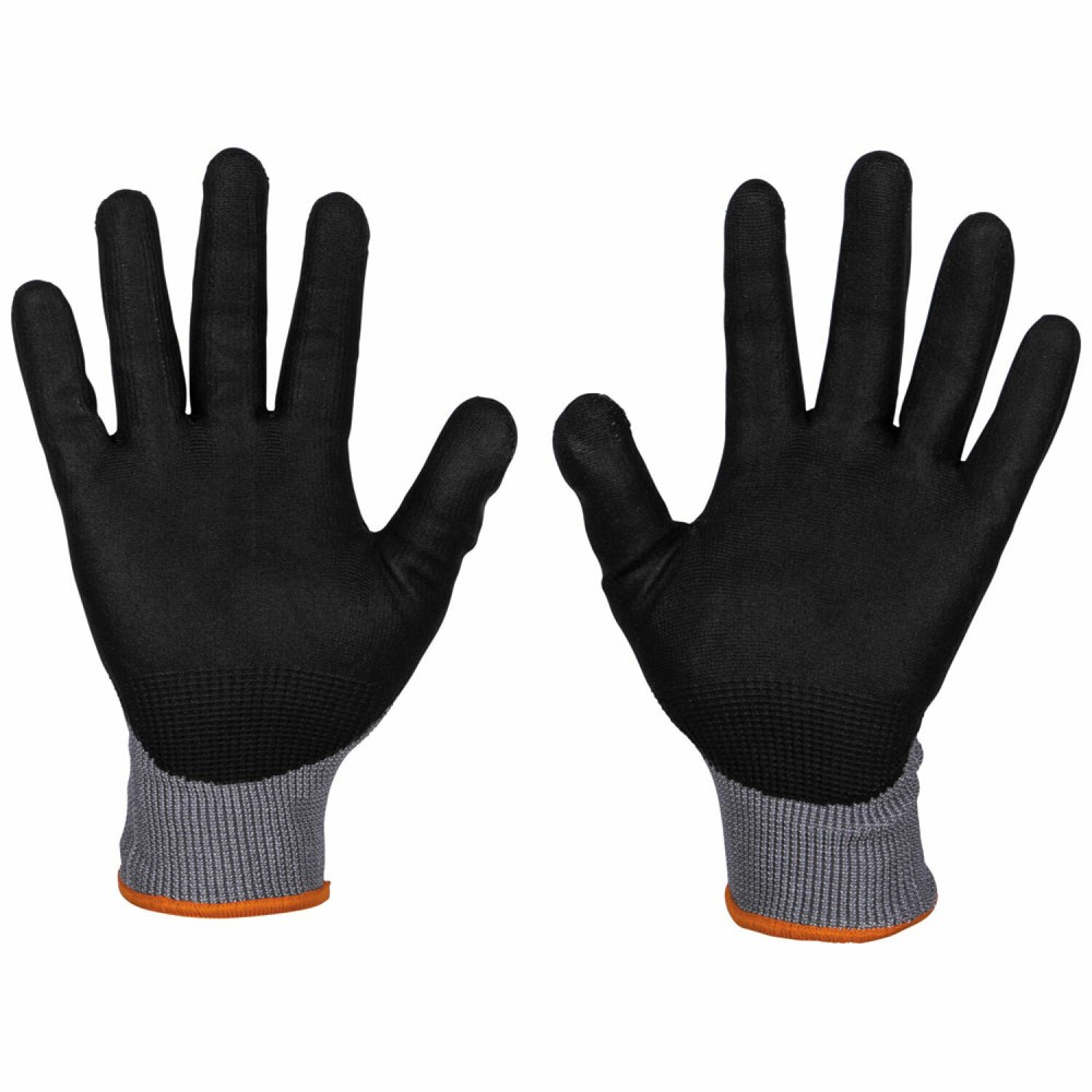 Klein Tools 60584 Knit Dipped Gloves, Cut Level A2, Touchscreen, Medium, 2-Pair