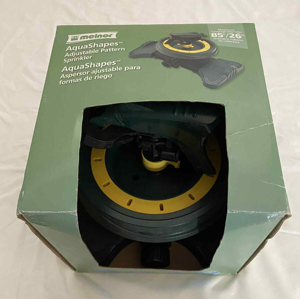 Melnor Aquashapes Adjustable Pattern Sprinkler 12-Point 2983 Max 85 FT COVERAGE