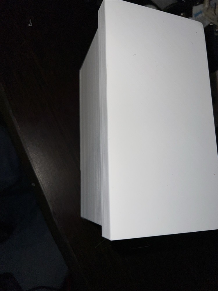 3D Printed Customizable Bulk Box. Holds 400 Cards, Customizable Colors.