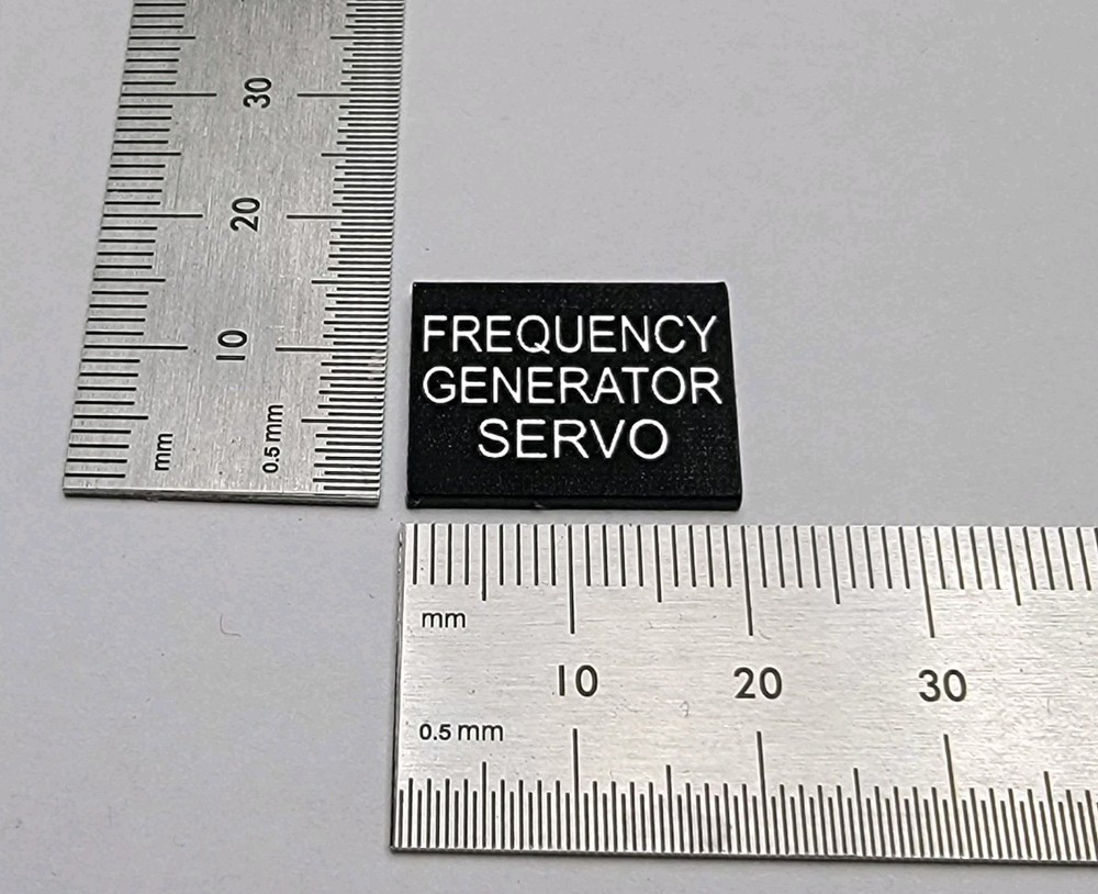 Technics Turntable Frequency Generator Servo Badge Premium Silver With Adhesive