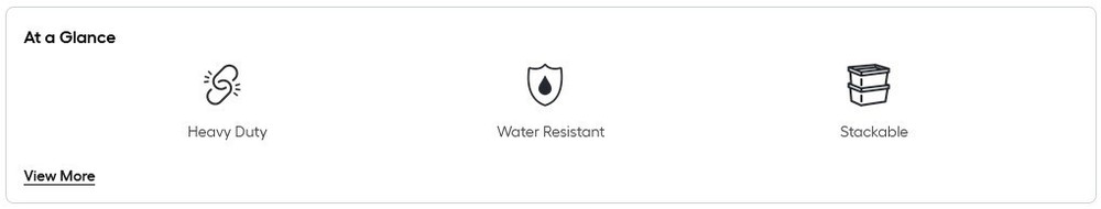 Heavy Duty Stackable Tool Box AMMO Organizer Case, 4 Compartment Water Resistant