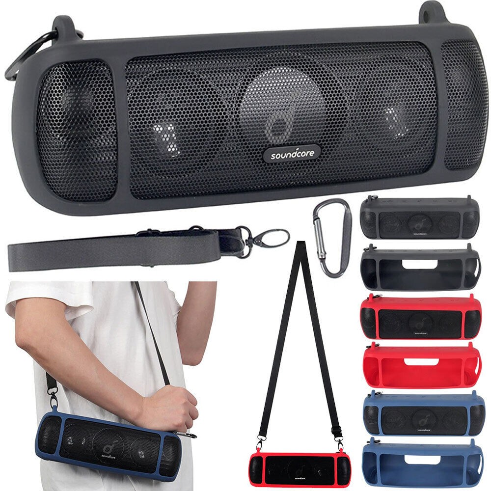 Portable Silicone Case Protective Belt Strap for Anker Soundcore Motion+ Speaker